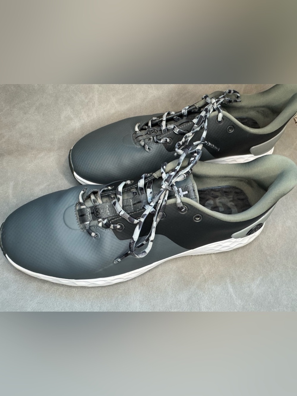 G/FORE G.112 Golf Shoes Men’s Size 12.5 Gray Black Waterproof Spikeless - Picture 4 of 12